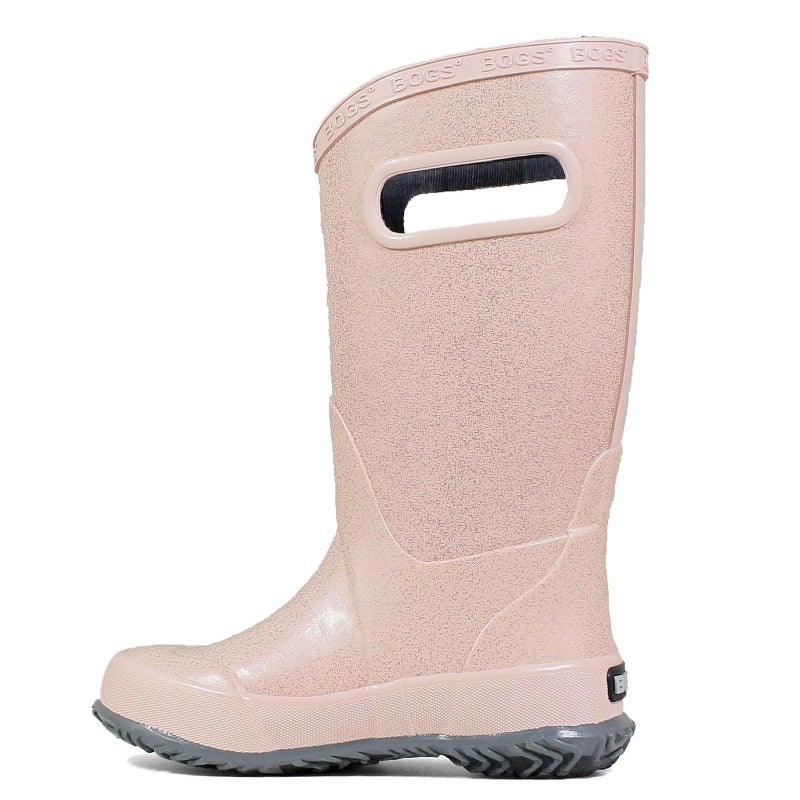 BOGS Rainboot Glitter Girls' Toddler-Youth Boot, 5 M US Big Kid, Rose-Pink - Image 4